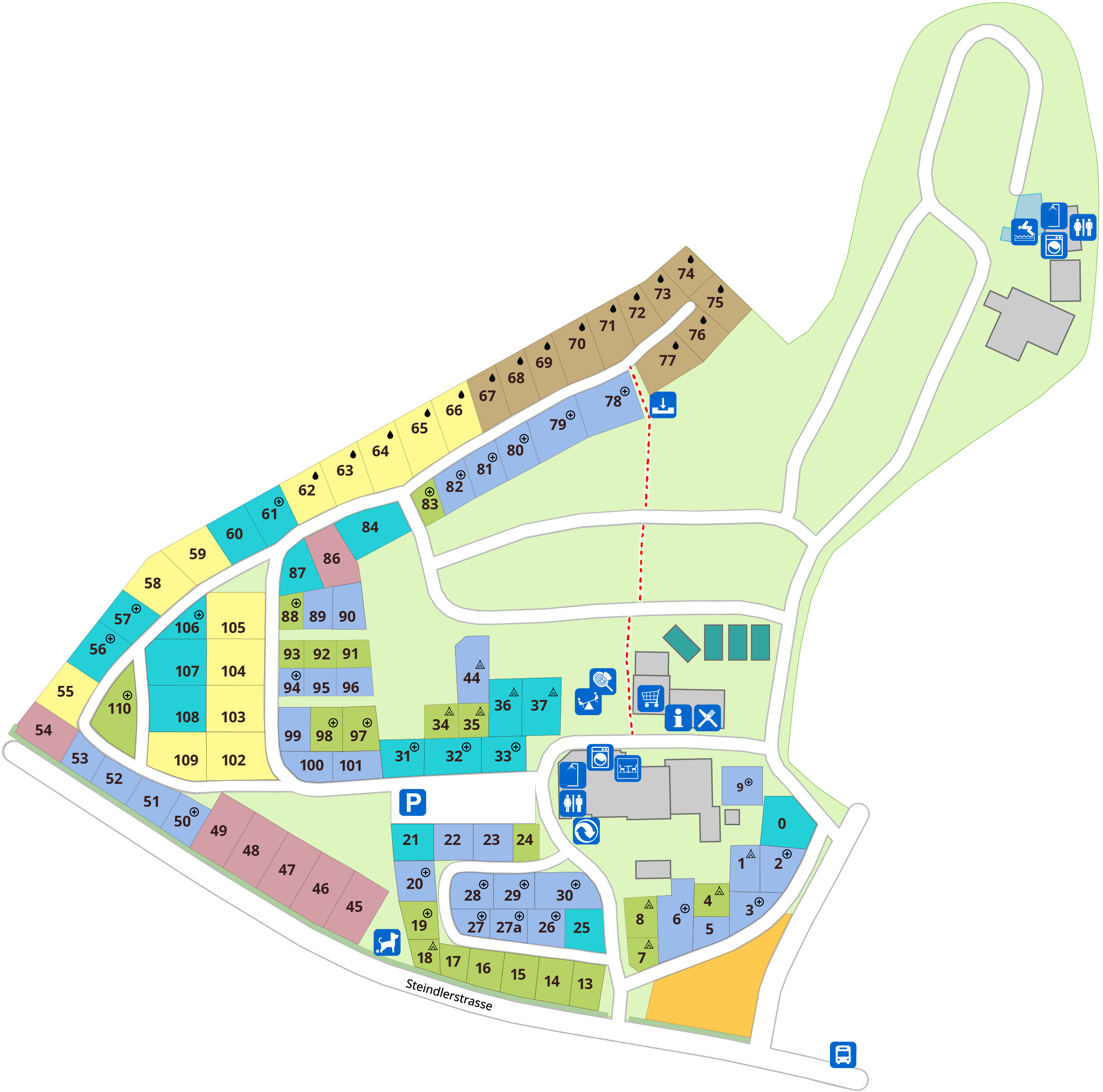 Lageplan JungfrauCamp Interlaken
